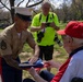 Honor Flight at the Iwo Jima Monument