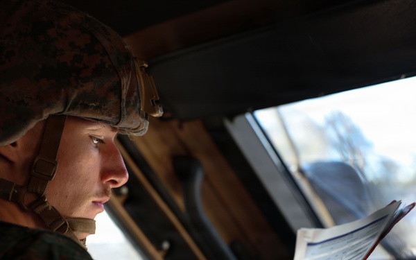 9th Communication Battalion conducts a road march