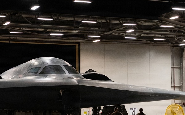 B-2 Spirit stealth bomber departs in support of Operation Epic Fury