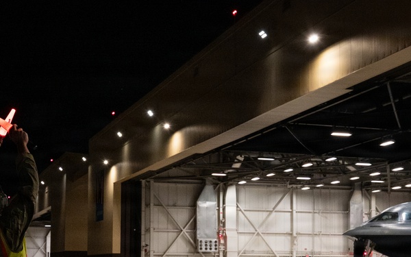 B-2 Spirit stealth bomber departs in support of Operation Epic Fury