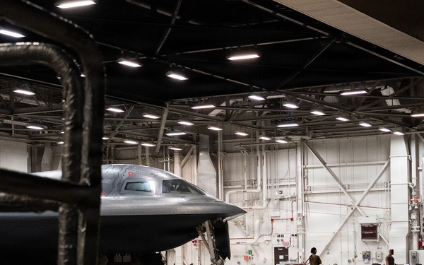 B-2 Spirit stealth bomber departs in support of Operation Epic Fury