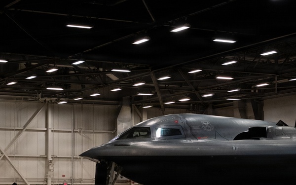 B-2 Spirit stealth bomber departs in support of Operation Epic Fury