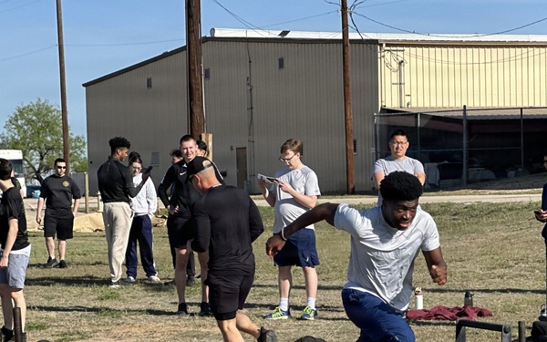 318th COG Golden Web competition