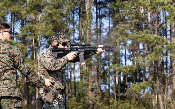 2nd MLG Marines Test Lethality during Marksmanship Competition