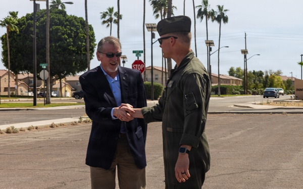 Arizona U.S. Congressman Paul Gosar tours MCAS Yuma