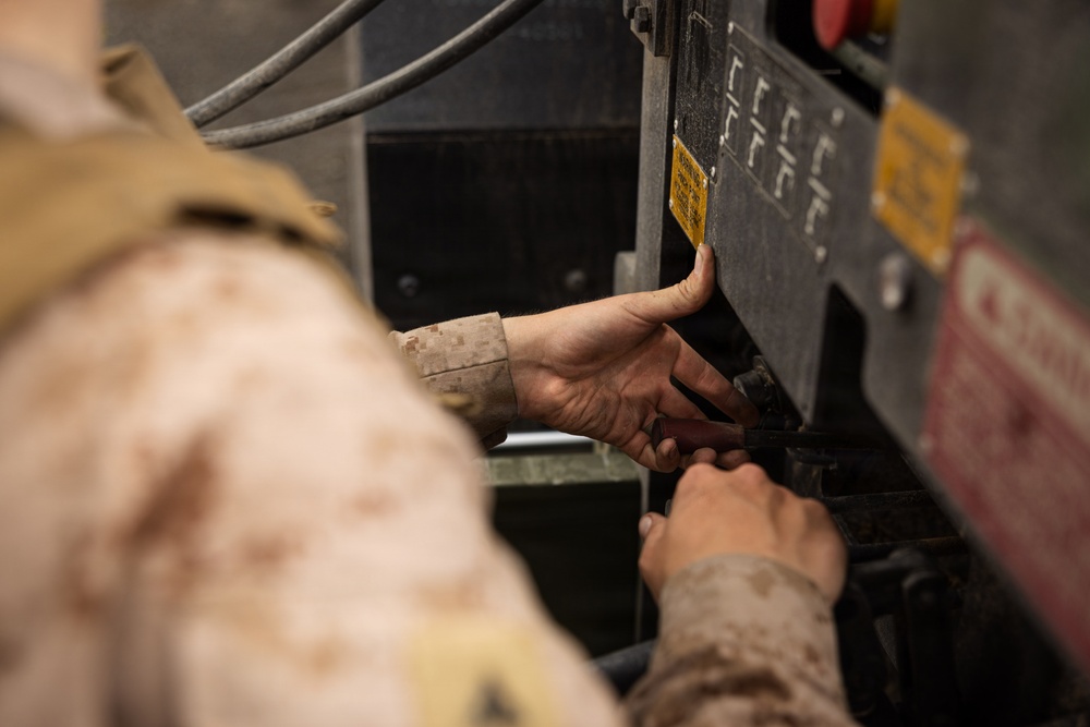 U.S. Marines Prepare HIMARS during Operation Epic Fury