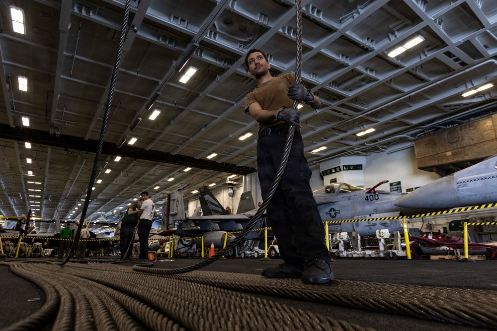 USS Abraham Lincoln (CVN 72) supports Operation Epic Fury