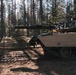 U.S. Soldiers operate Abrams tank during combined training at Camp Reedo