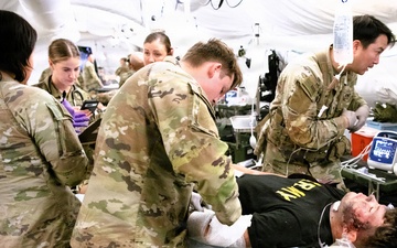 11th Field Hospital Soldiers hold collective training exercise at McCoy’s RTS-Medical
