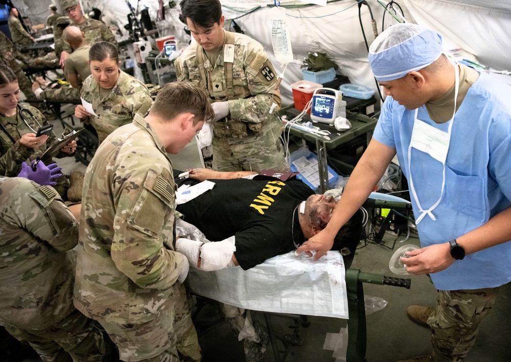 11th Field Hospital Soldiers hold collective training exercise at McCoy’s RTS-Medical