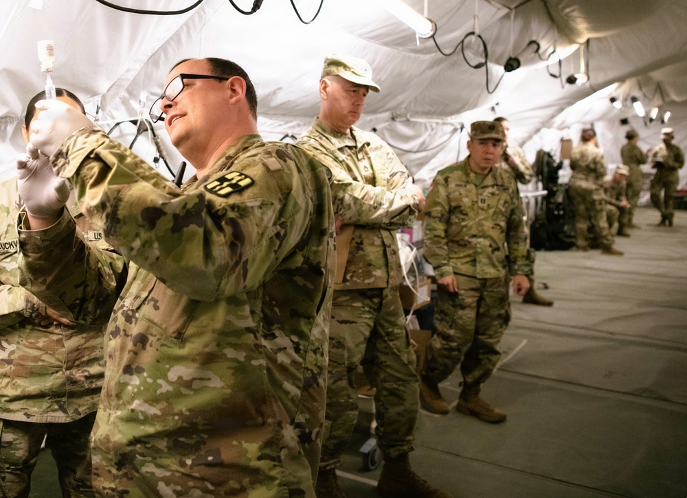 11th Field Hospital Soldiers hold collective training exercise at McCoy’s RTS-Medical