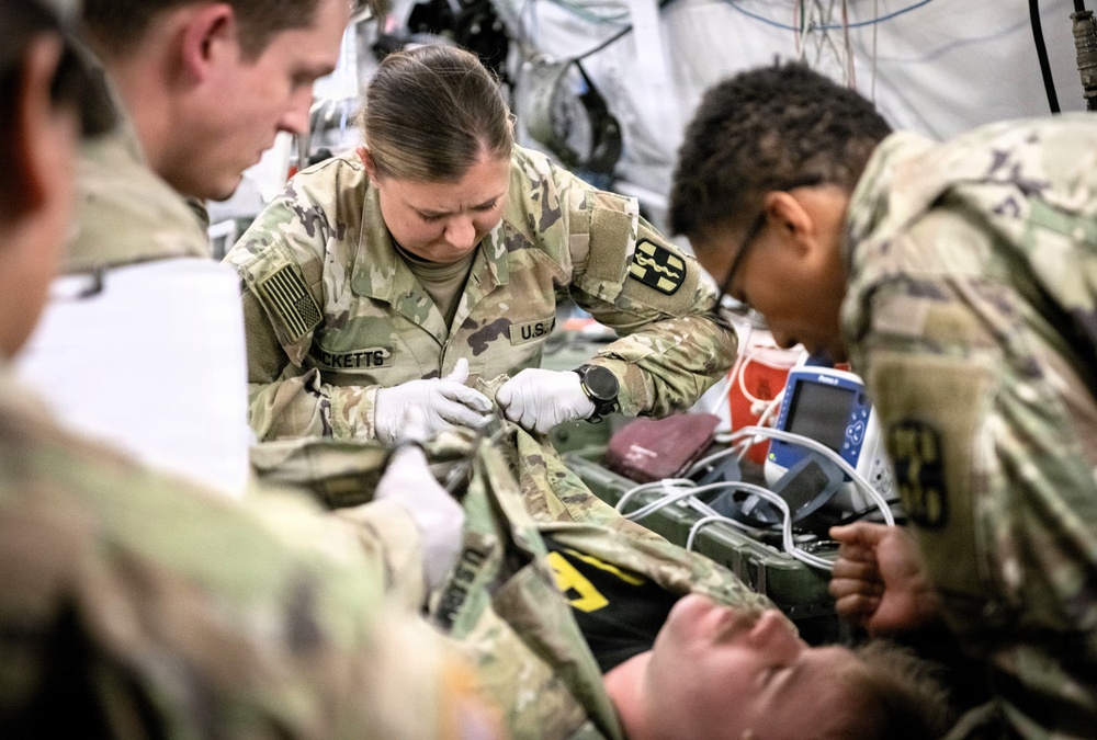 DVIDS - News - 11th Field Hospital Soldiers hold collective training ...