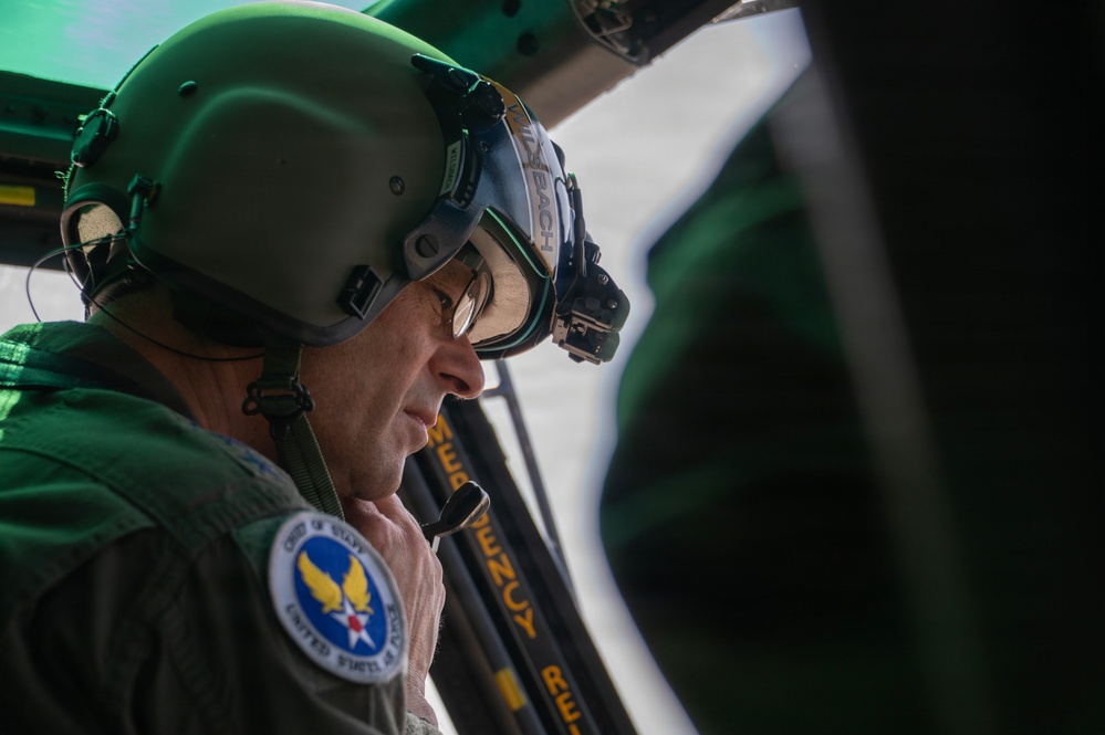 CSAF co-pilots local mission with 1st Helicopter Squadron at JBA