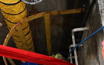 Confined fire training at 105th AW