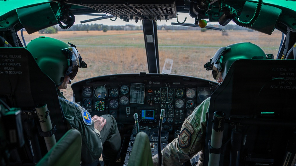 CSAF co-pilots local mission with 1st Helicopter Squadron at JBA