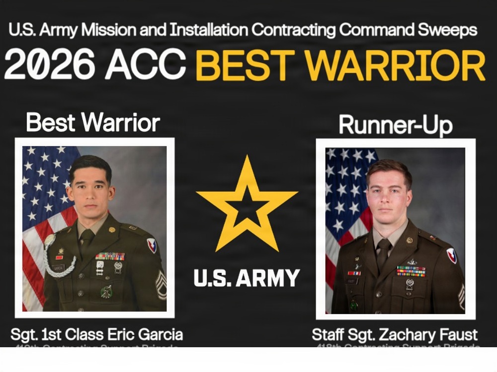 MICC Soldiers sweep top honors at 2026 ACC Best Warrior Competition