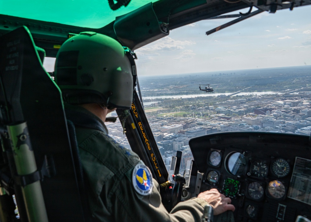 CSAF co-pilots local mission with 1st Helicopter Squadron at JBA
