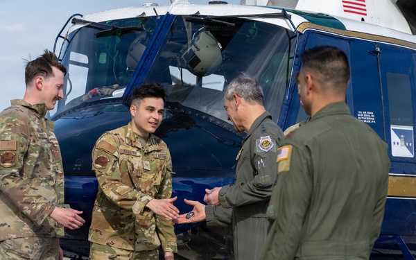 CSAF co-pilots local mission with 1st Helicopter Squadron at JBA