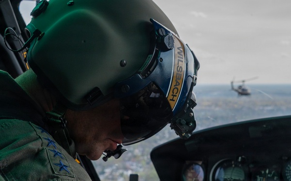 CSAF co-pilots local mission with 1st Helicopter Squadron at JBA