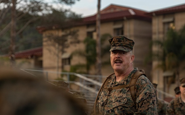 Marines and Sailors Hike to Celebrate the 133rd Navy Chief Petty Officer Birthday