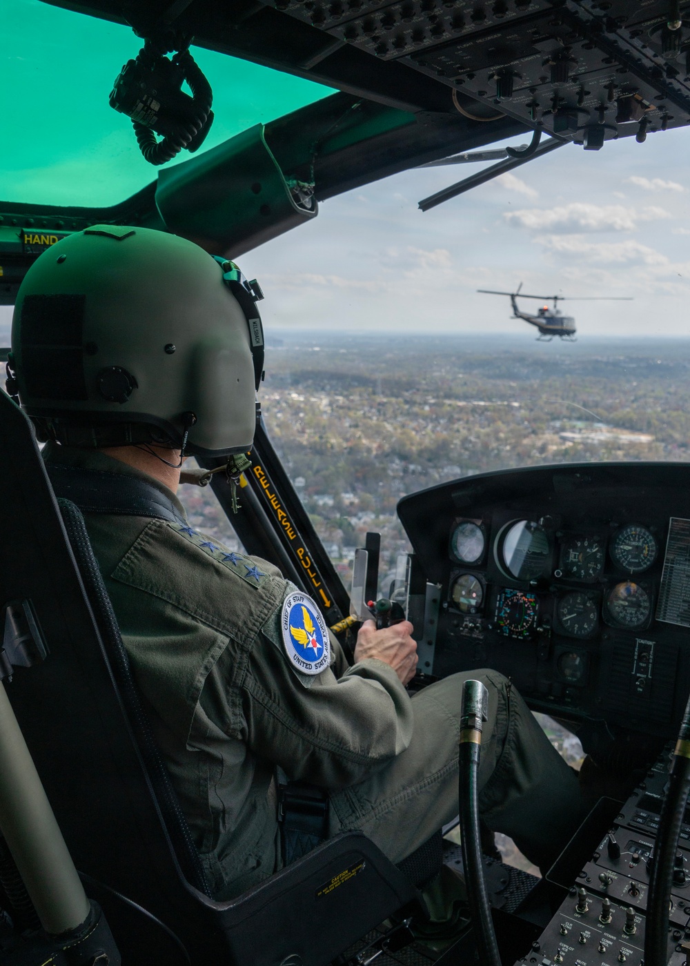 CSAF co-pilots local mission with 1st Helicopter Squadron at JBA