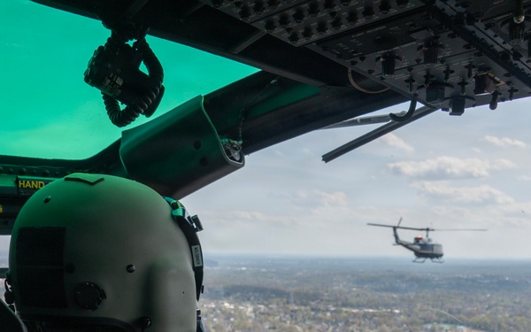 CSAF co-pilots local mission with 1st Helicopter Squadron at JBA