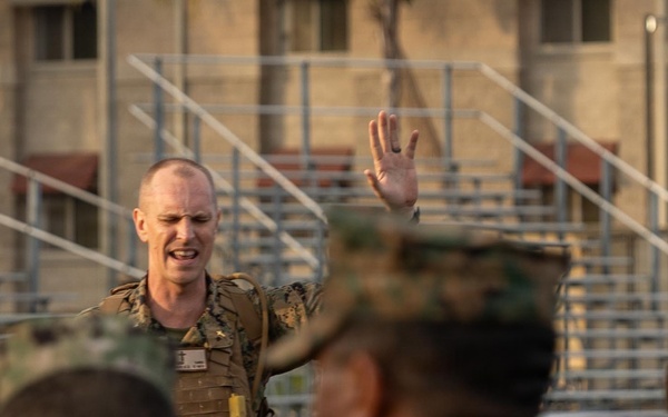 Marines and Sailors Hike to Celebrate the 133rd Navy Chief Petty Officer Birthday
