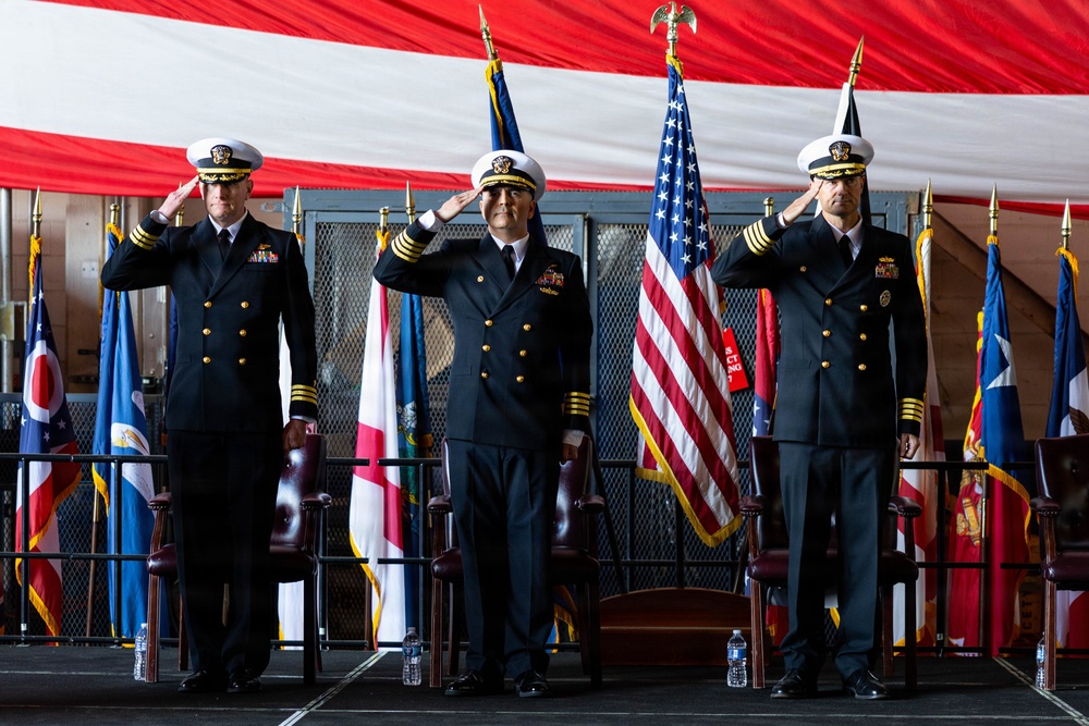 USS Wasp Change of Command Ceremony