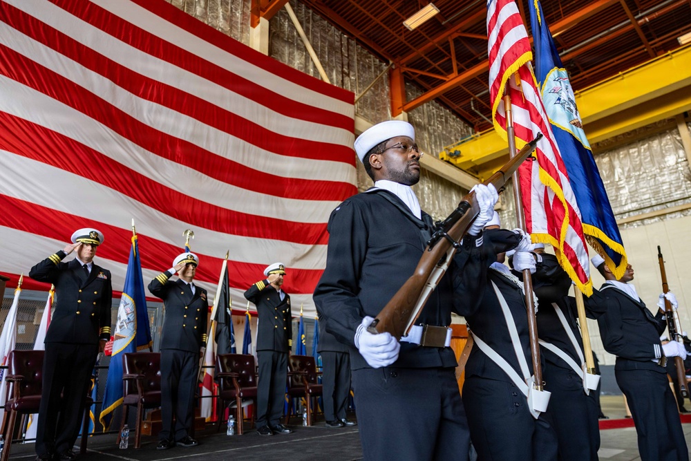 USS Wasp Change of Command Ceremony