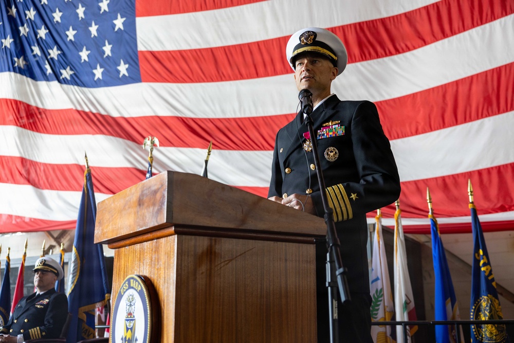 USS Wasp Change of Command Ceremony