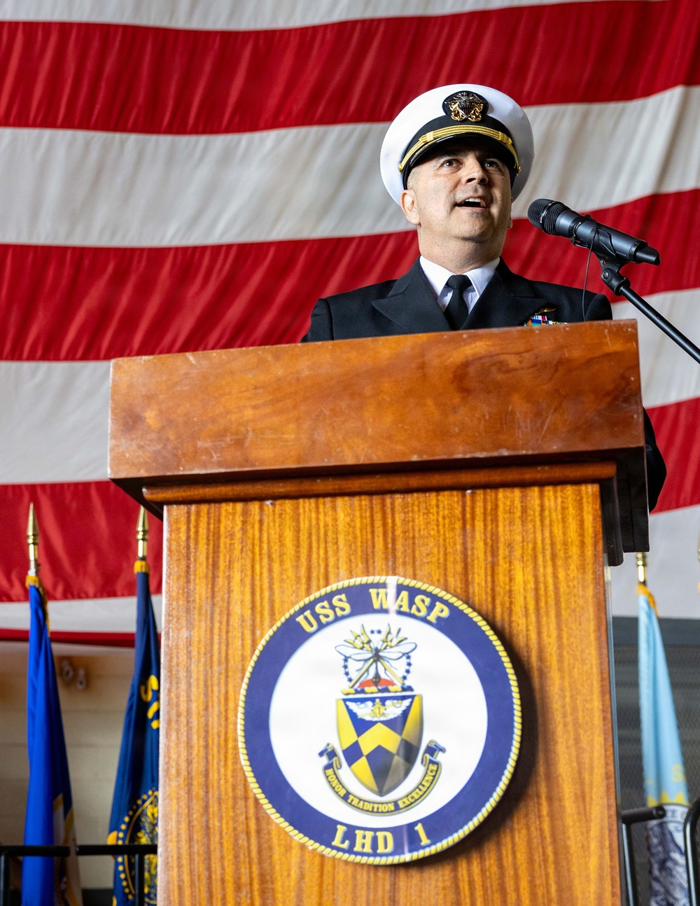 USS Wasp Change of Command Ceremony