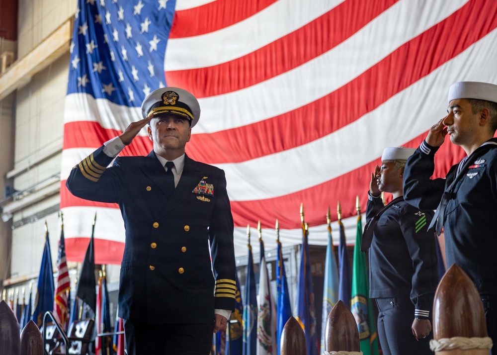 USS Wasp Change of Command Ceremony