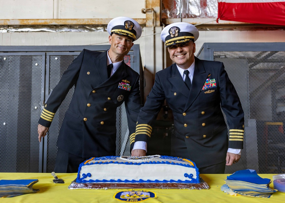 USS Wasp Change of Command Ceremony