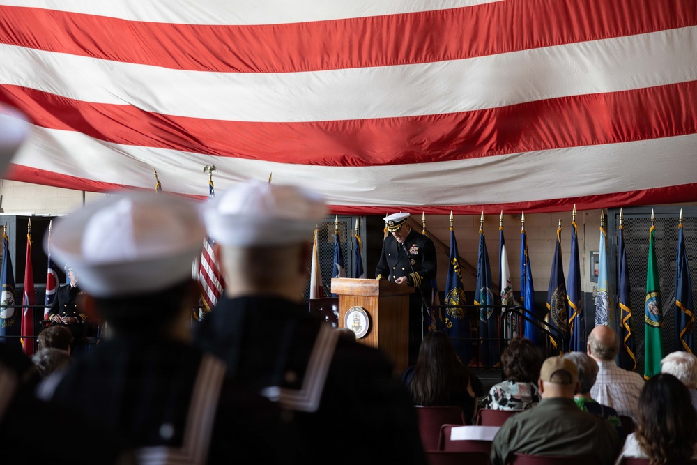 USS Wasp Change of Command Ceremony