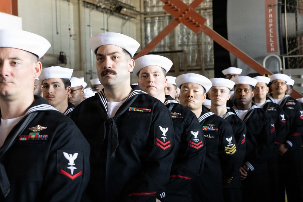 USS Wasp Change of Command Ceremony