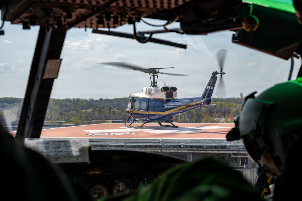 CSAF co-pilots local mission with 1st Helicopter Squadron at JBA