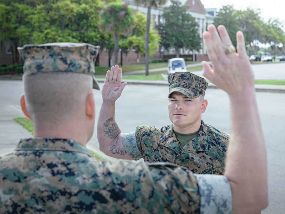 GySgt McPherson Promotion