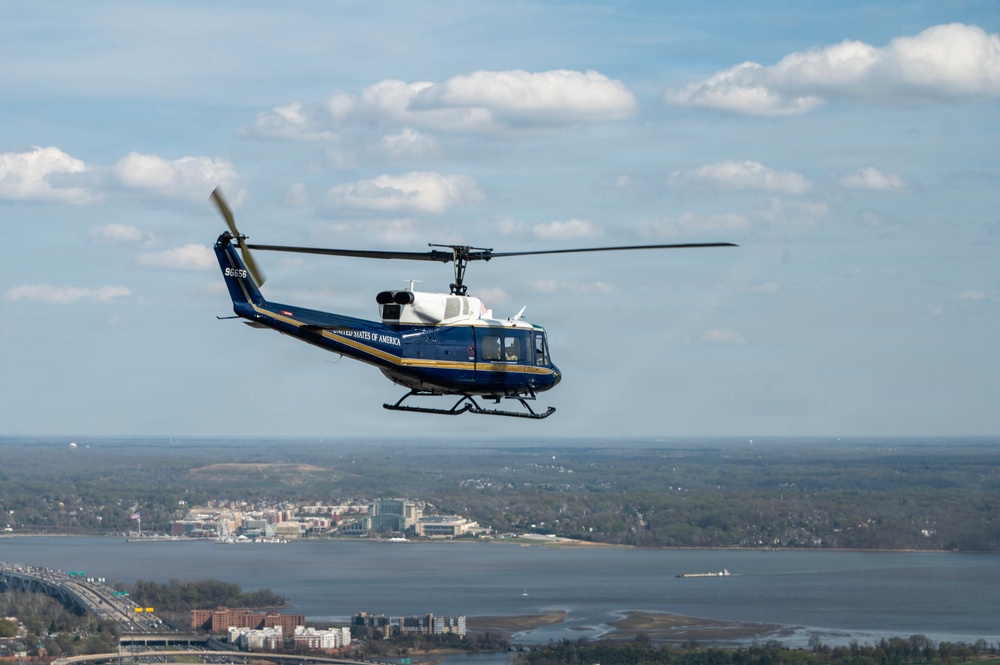CSAF co-pilots local mission with 1st Helicopter Squadron at JBA