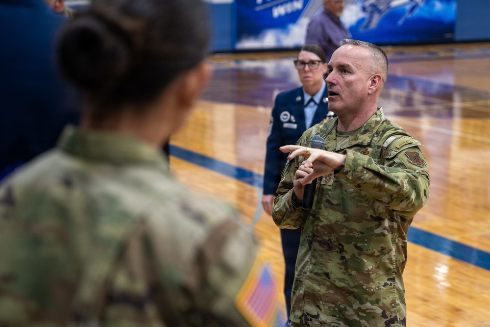 CMSAF David Wolfe visits Joint Base San Antonio-Randolph