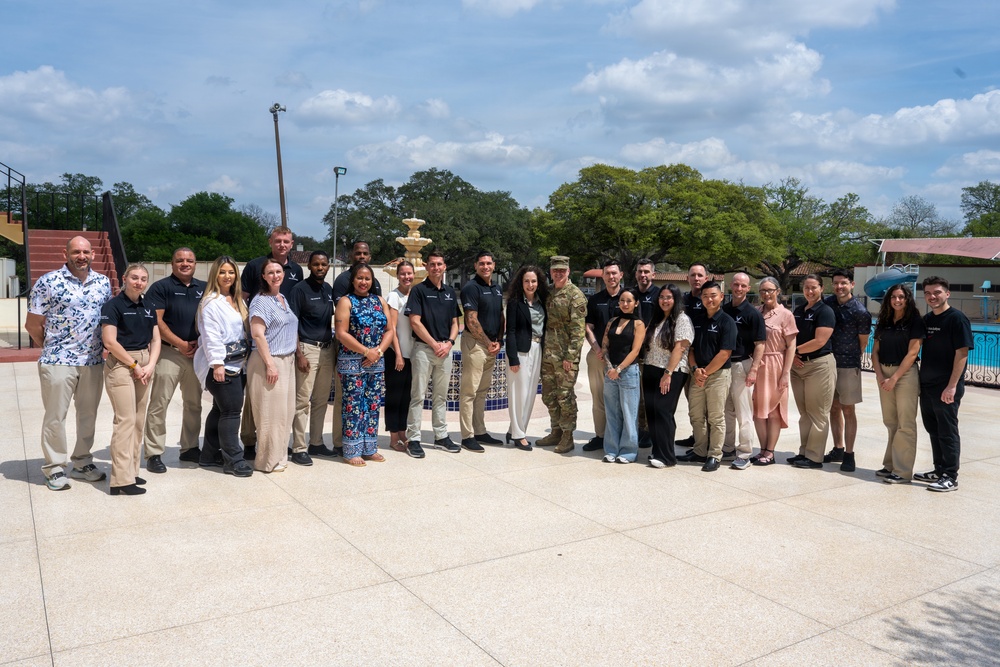 CMSAF David Wolfe visits Joint Base San Antonio-Randolph