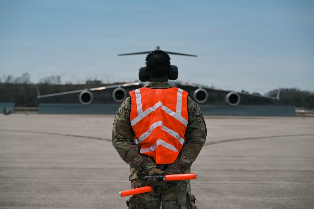 The 105th flightline