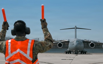 The 105th flightline