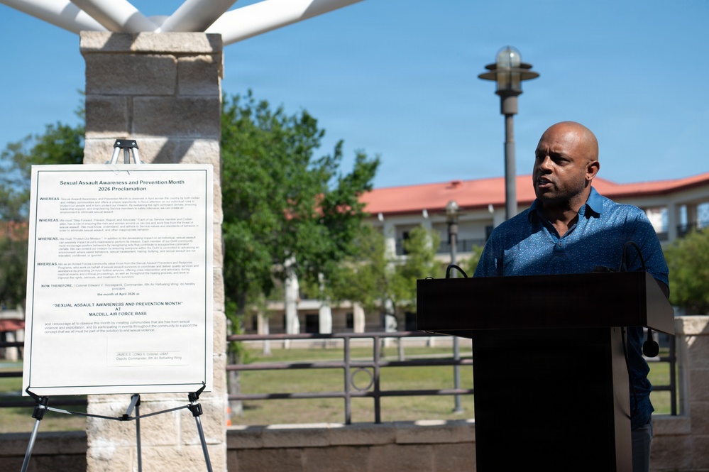MacDill AFB hosts annual SAAPM proclamation ceremony