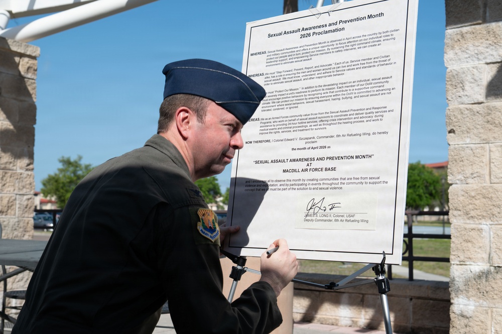 MacDill AFB hosts annual SAAPM proclamation ceremony