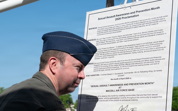 MacDill AFB hosts annual SAAPM proclamation ceremony