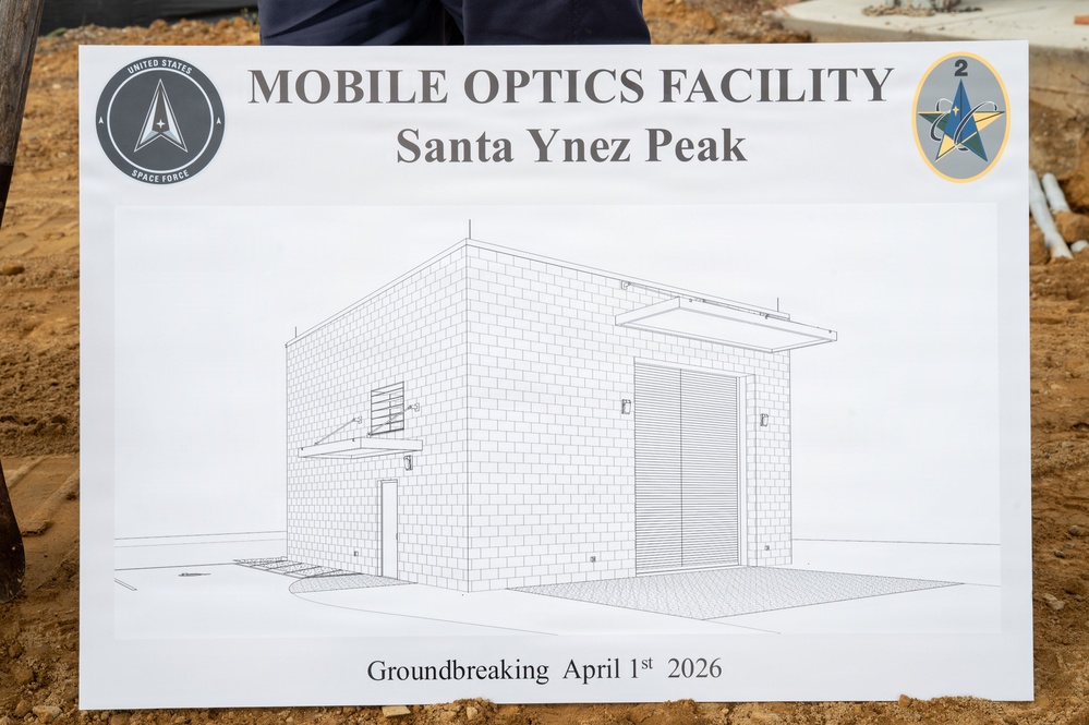 Vandenberg Commences Construction on a Storage Facility for 2d Range Operations Squadron's Mobile Optics team with a Groundbreaking ceremony