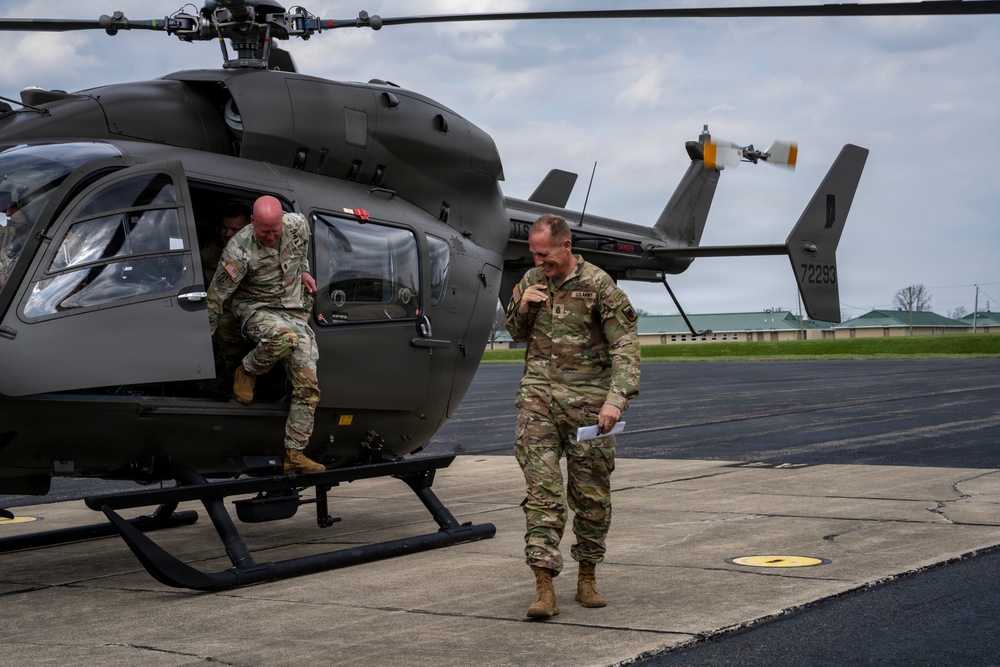 Indiana National Guard hosts Task Force RAPTR technology showcase with National Guard Bureau leadership