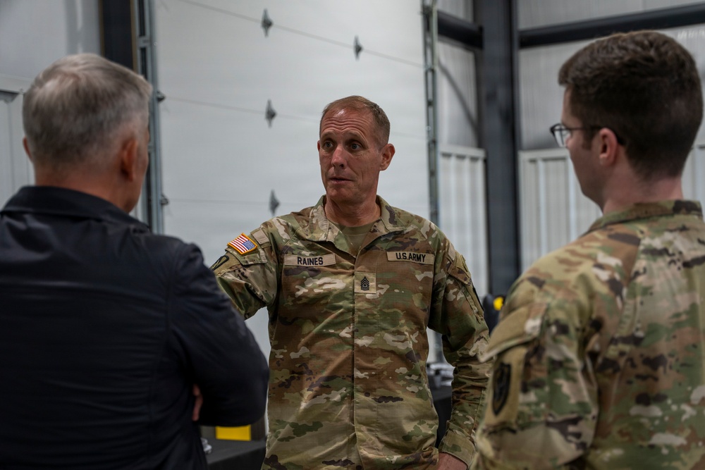 Indiana National Guard hosts Task Force RAPTR technology showcase with National Guard Bureau leadership