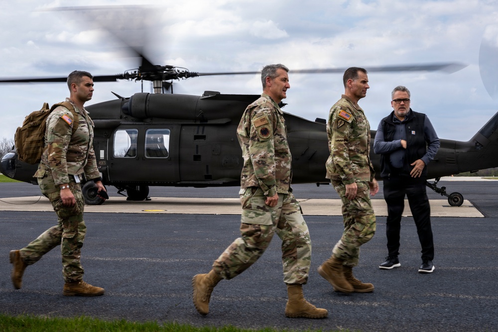 Indiana National Guard hosts Task Force RAPTR technology showcase with National Guard Bureau leadership