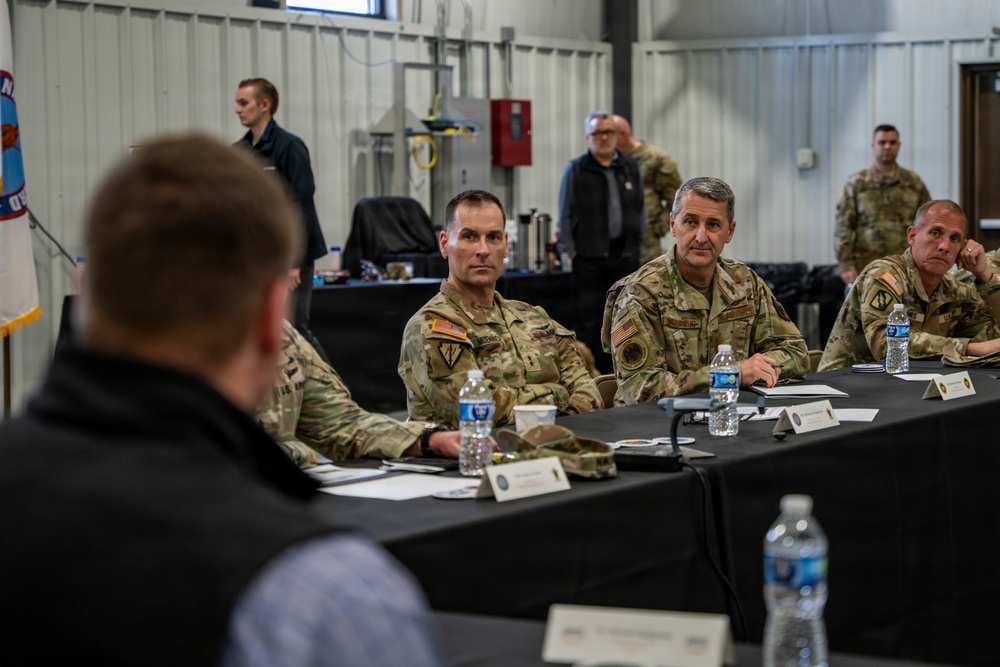 Indiana National Guard hosts Task Force RAPTR technology showcase with National Guard Bureau leadership